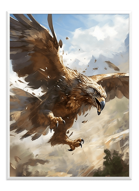 Flying Eagle - Wallpicture