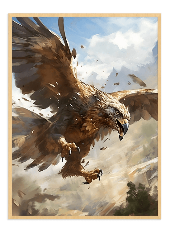 Flying Eagle - Wallpicture