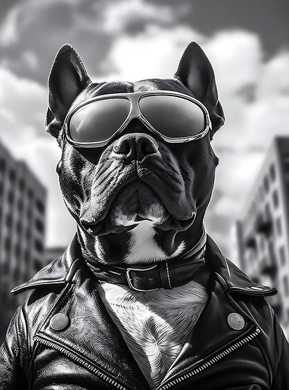 Cool Dog in Sunglasses