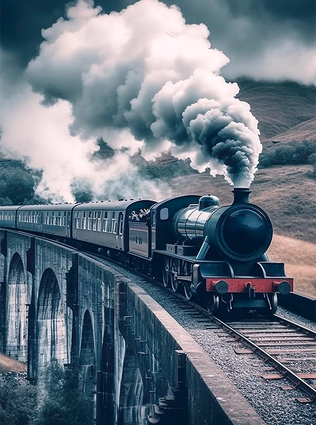 Vintage Steam Train