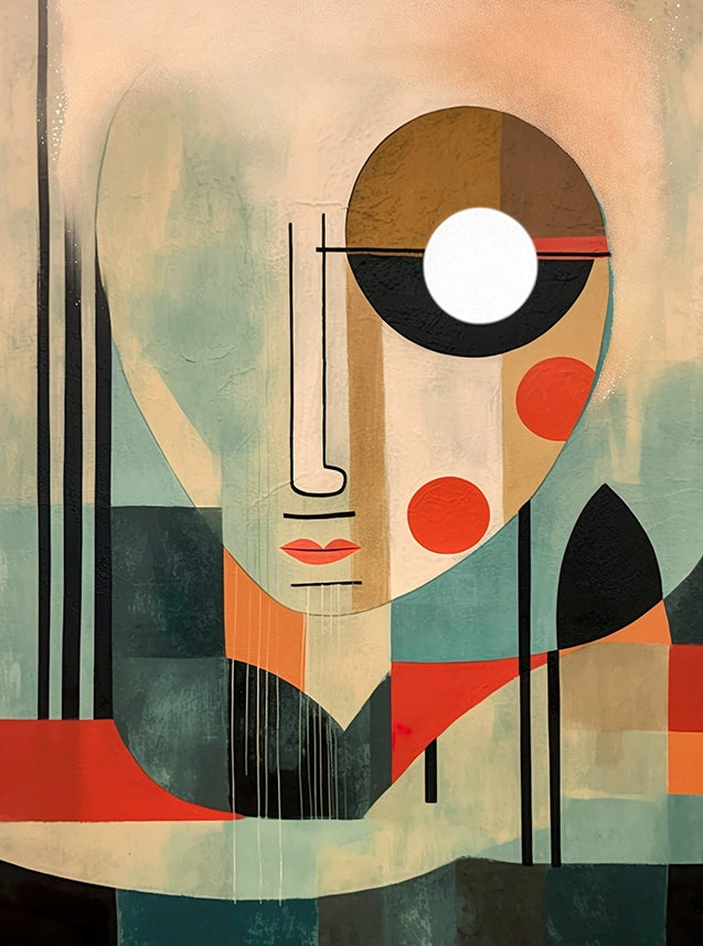 Abstract Face Illustration