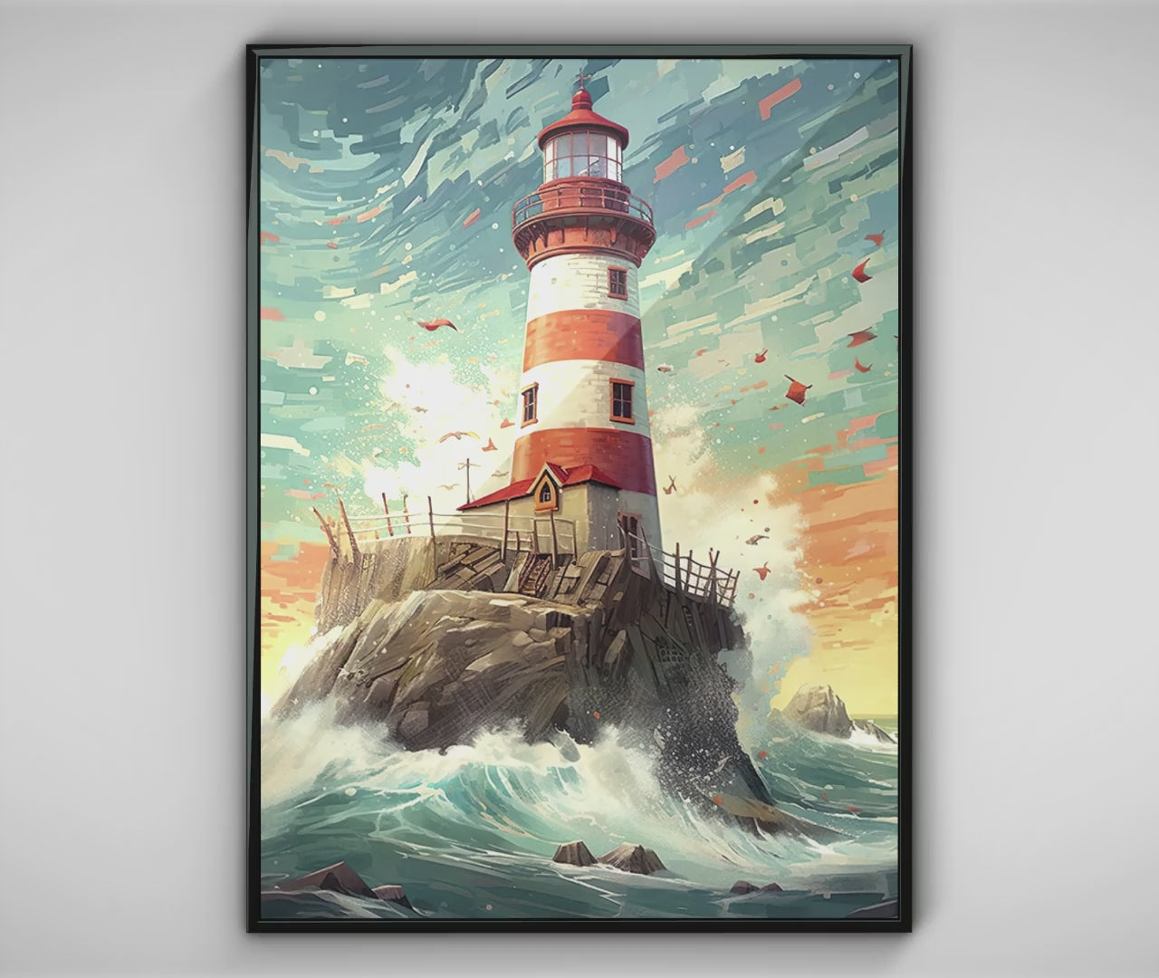 Painted Lighthouse