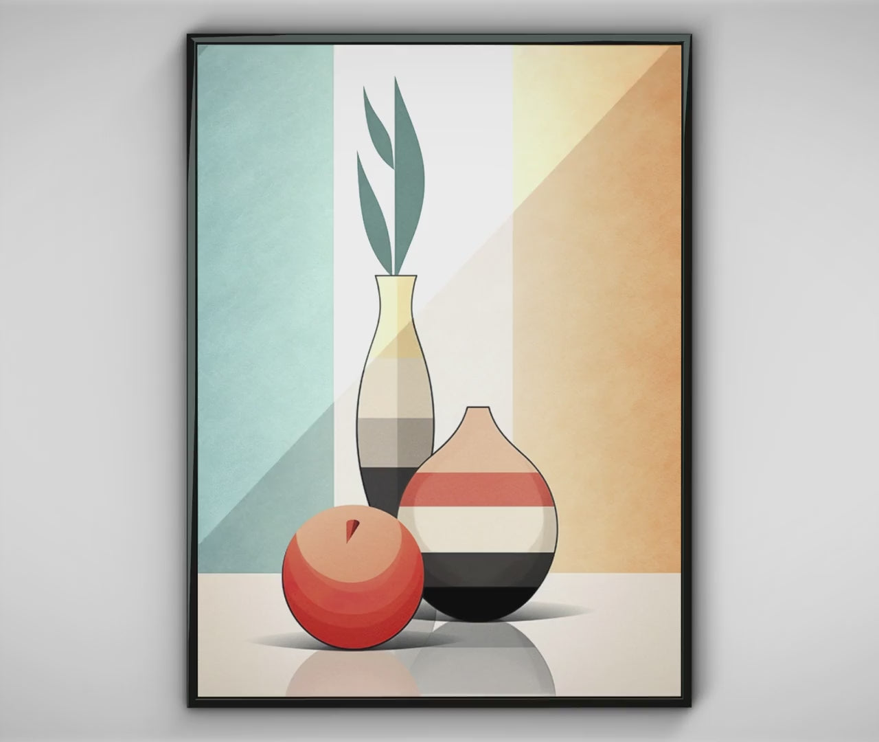 Vases in Abstract Design