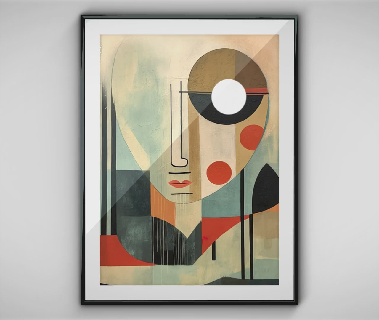 Abstract Face Illustration