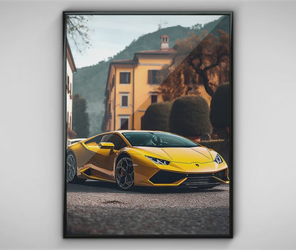 Yellow Supercar