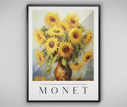 Monet - sunflowers