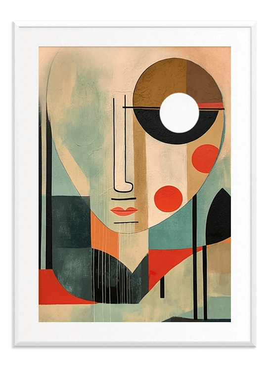 Abstract Face Illustration - Wallpicture