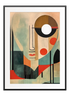 Abstract Face Illustration Poster - Wallpicture