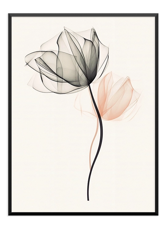 Abstract Rose Artwork Poster - Wallpicture