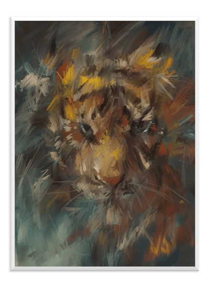 Abstract Tiger Painting - Wallpicture