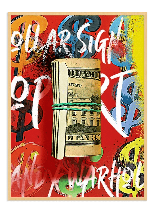 Andy Dollar Print Pop Art - Wallpicture