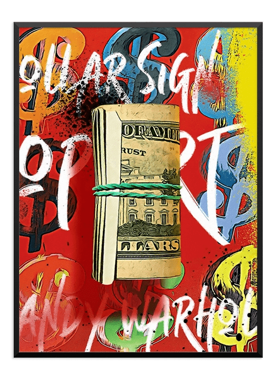 Andy Dollar Print Pop Art - Wallpicture