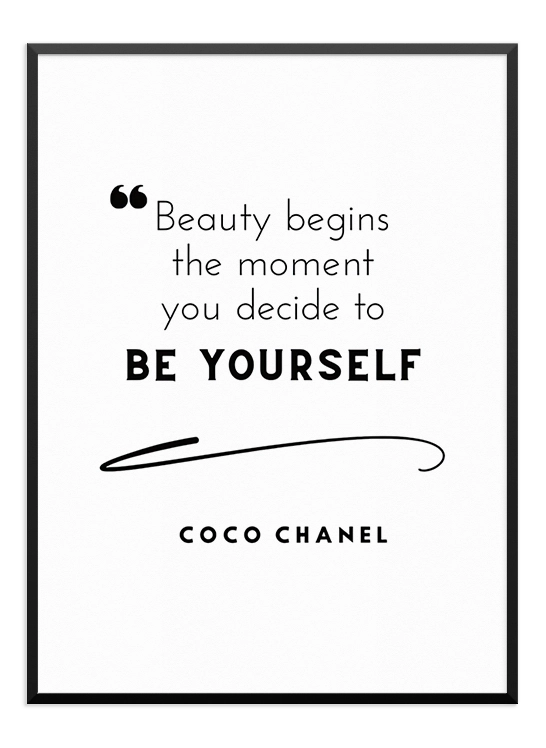 Be Yourself COCO POSTER - Wallpicture