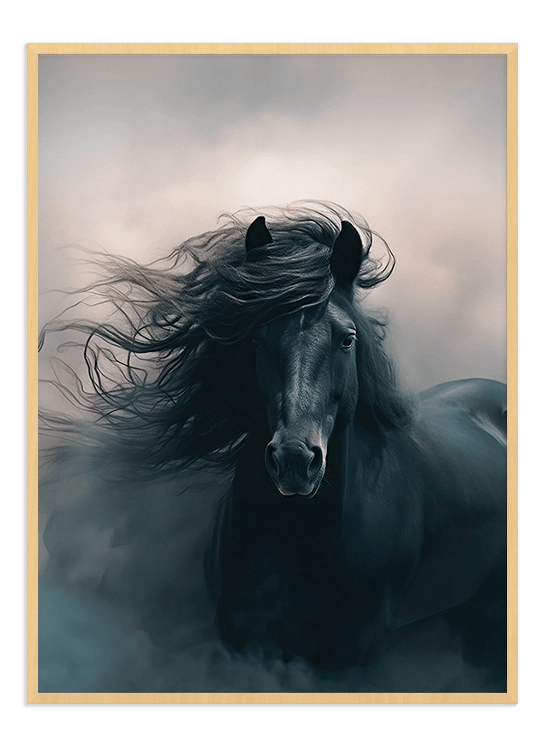 Black Mist Horse - Wallpicture