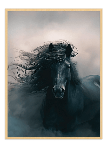 Black Mist Horse - Wallpicture