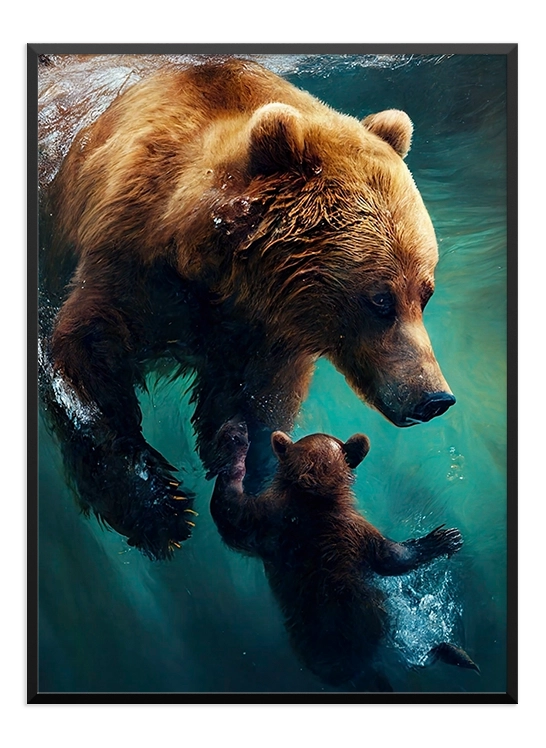 Brown Bear Poster - Wallpicture