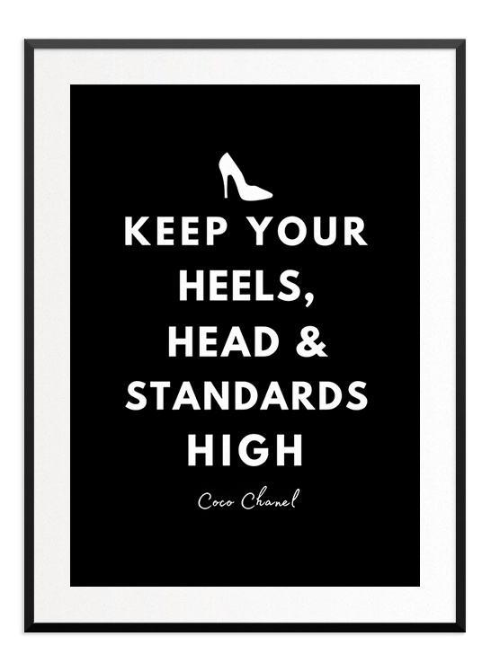 Chanel Quote Poster - Wallpicture