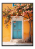 Charming Blue Door in Amalfi Poster - Wallpicture