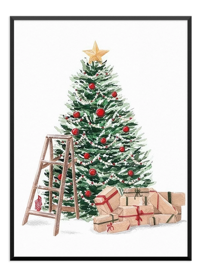 Chirstmas Tree Poster - Wallpicture