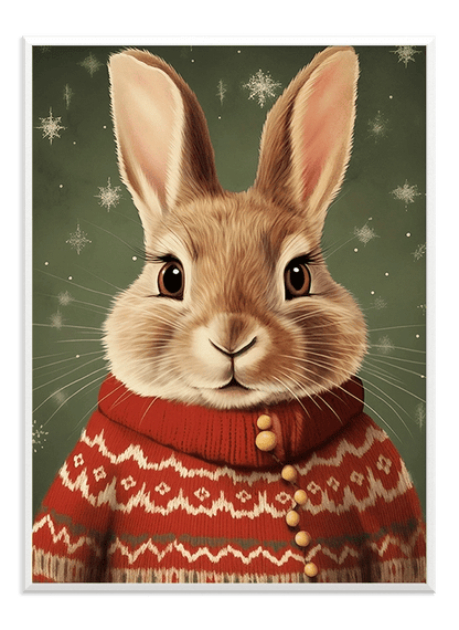 Christmas Rabbit - Wallpicture