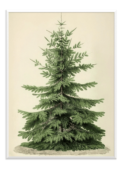 Christmas Tree Vintage - Wallpicture