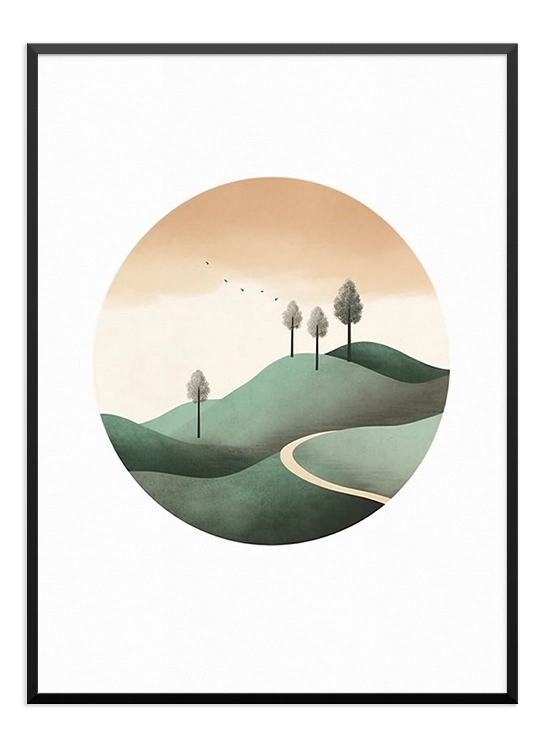 Circular Nature Poster - Wallpicture