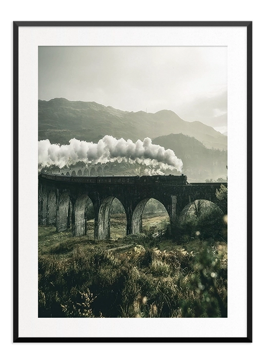 Classic Steam Train Poster - Wallpicture