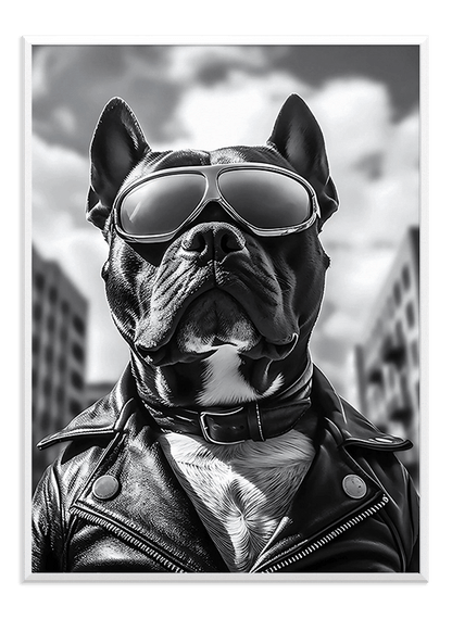 Cool Dog in Sunglasses - Wallpicture