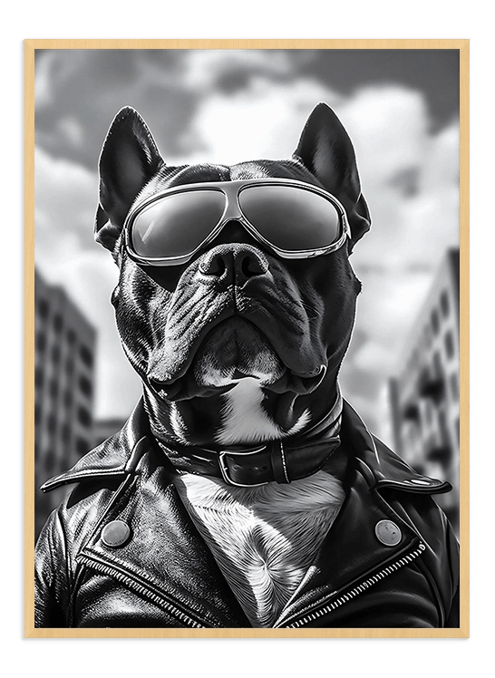 Cool Dog in Sunglasses - Wallpicture