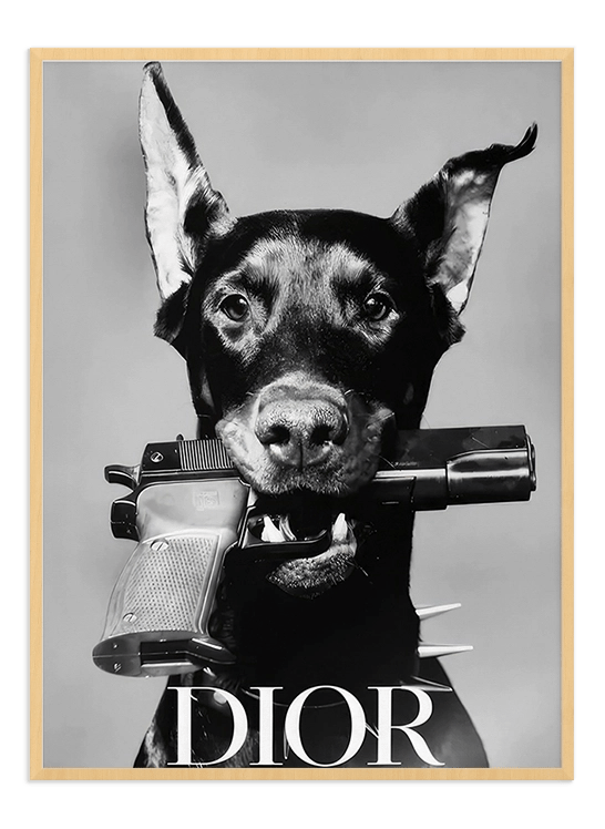 Dior Dog - Wallpicture