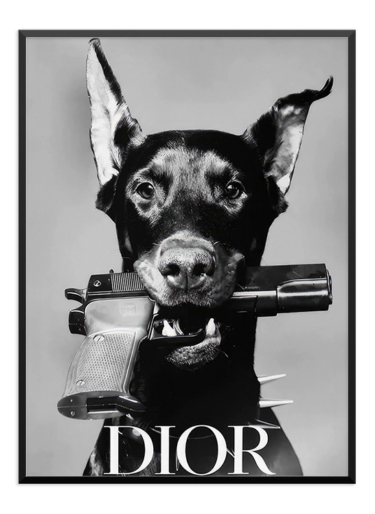 Dior Dog Poster - Wallpicture