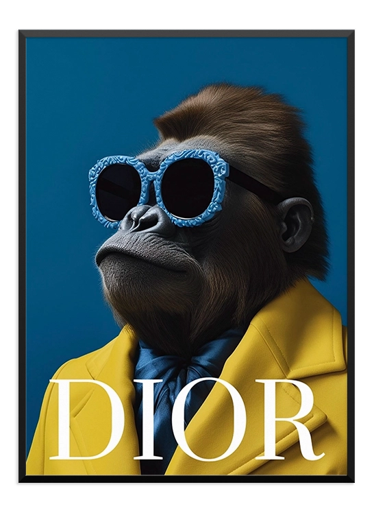 Dior Monkey Poster - Wallpicture