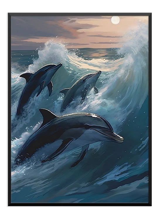 Dolphins Poster - Wallpicture