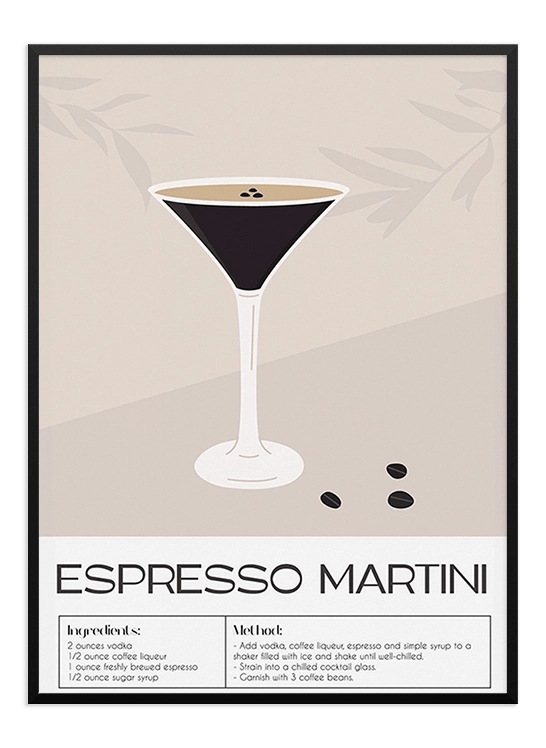 Espresso Martini Poster - Wallpicture