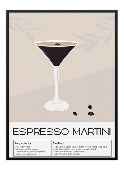 Espresso Martini Poster - Wallpicture