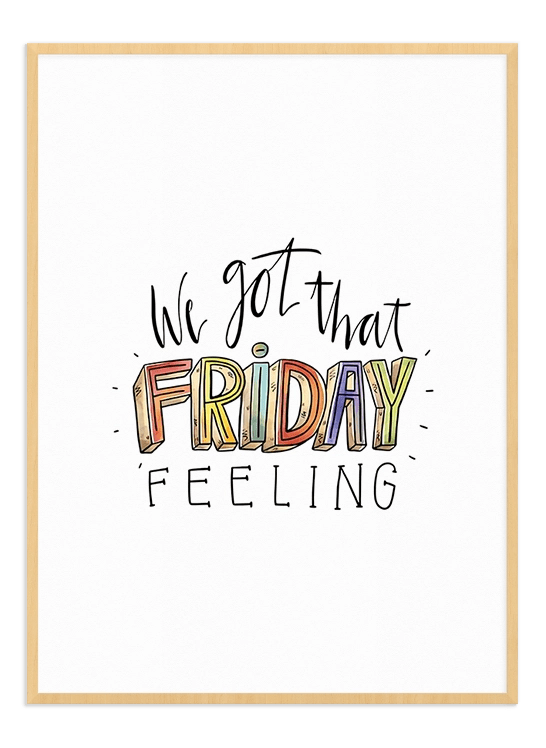 Friday Feeling - Wallpicture