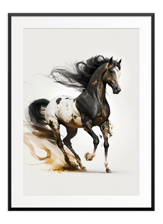 Golden Horse Poster - Wallpicture