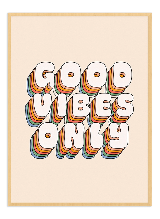 Good Vibes Only - Wallpicture