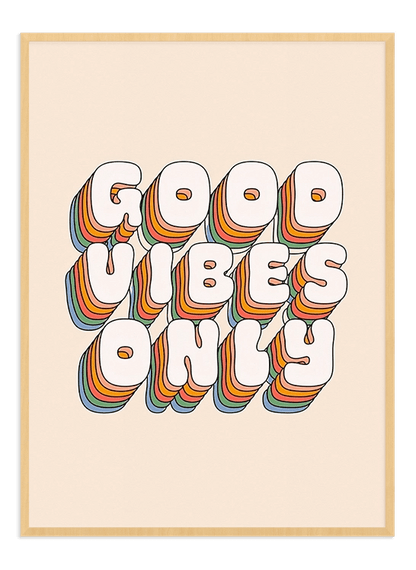 Good Vibes Only - Wallpicture