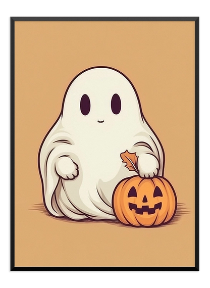 Halloween Spirit Pumpkin Poster - Wallpicture