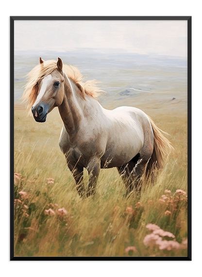 Horse Grazing Poster - Wallpicture