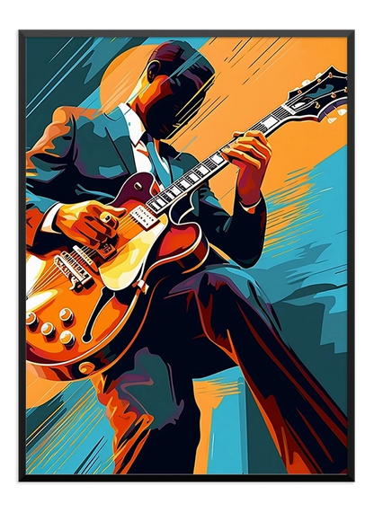 Jazz Guitar Poster - Wallpicture