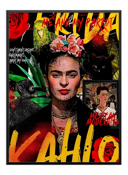 Kahlo mix poster - Wallpicture