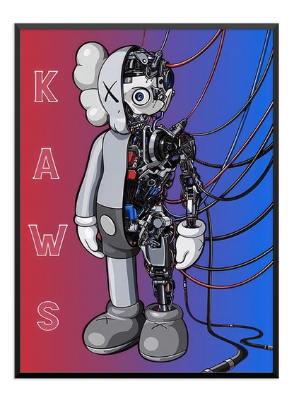 Kaws Robot Poster - Wallpicture