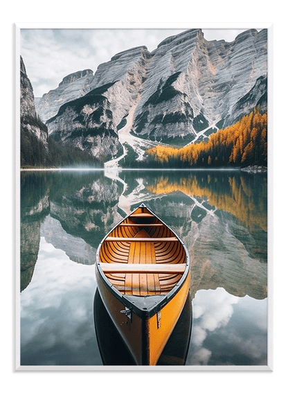 Kayaking in the Fjords - Wallpicture