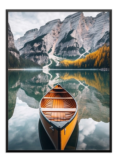 Kayaking in the Fjords Poster - Wallpicture