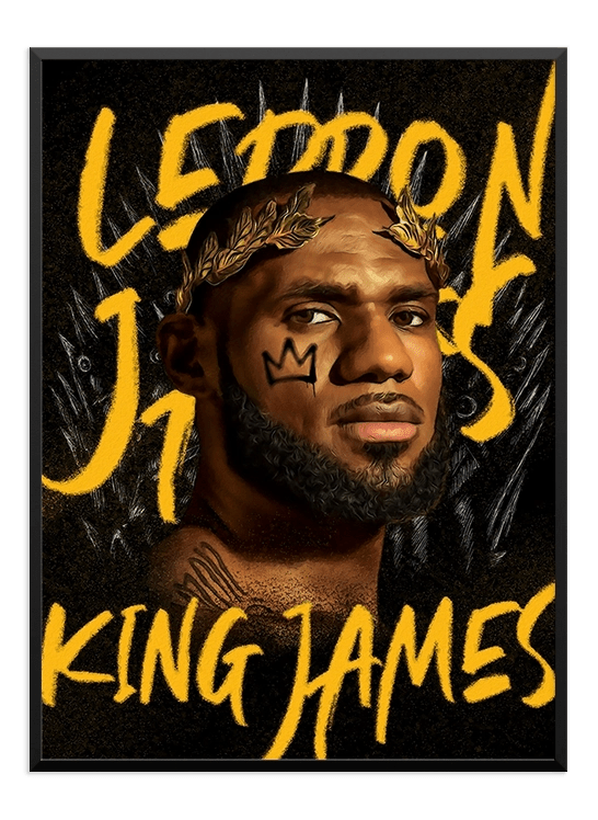 King James Pop Art - Wallpicture