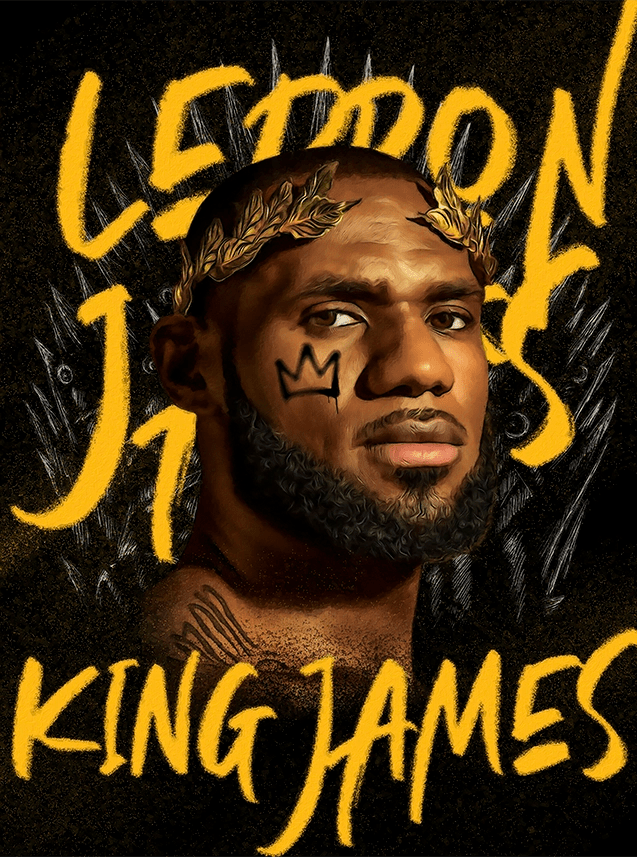 King James Pop Art - Wallpicture