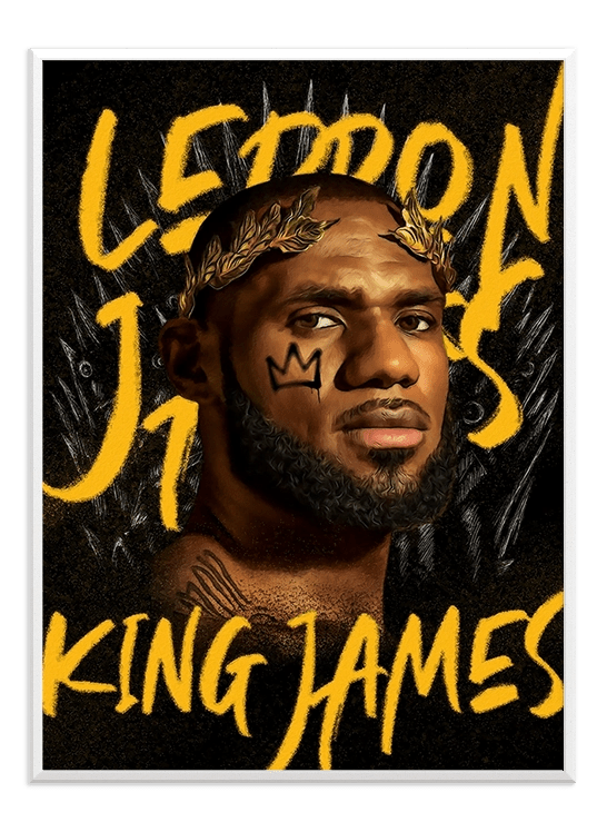 King James Pop Art - Wallpicture