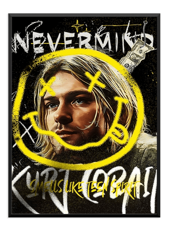 Kurt Cobain Pop Art - Wallpicture